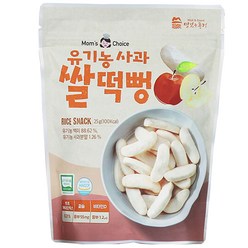 맛있는풍경 유아용 유기농 사과 쌀떡뻥 25g, 사과맛, 1개