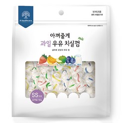 아껴줄게 강아지 우유 치실껌 SS 32p, 혼합맛(딸기/바나나/사과/블루베리/우유), 192g, 1개