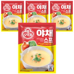 오뚜기 야채스프, 80g, 4개