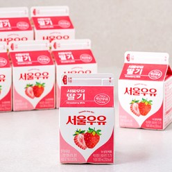 서울우유 딸기, 300ml, 8개