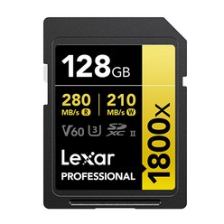 렉사 1800배속 UHS 2급 SD카드, 128GB