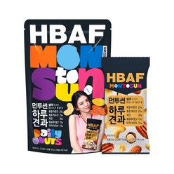 HBAF 먼투썬 하루견과 블랙, 20g, 40개