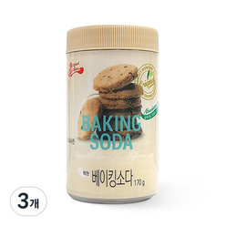 브레드가든 베이킹소다, 170g, 3개