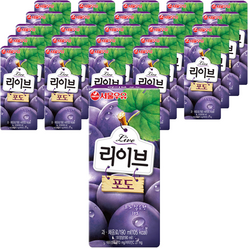 서울우유 리이브 포도 주스, 190ml, 24개