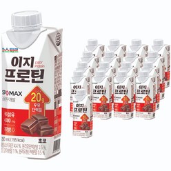 파스퇴르 이지프로틴 초코 드링크 18p, 250ml, 18개