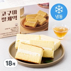 떡편 고구마 쌀케익 (냉동), 35g, 18개