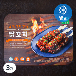 사옹원 데리야끼 양념 닭꼬치 (냉동), 180g, 3개