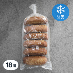 신라명과 부시맨 빵 (냉동), 100g, 18개
