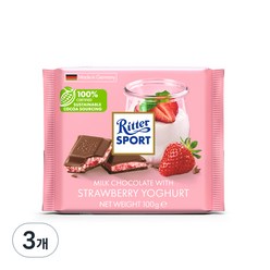 리터스포트 딸기요거트 초콜릿, 3개, 100g