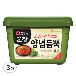 청정원 순창 양념듬뿍 쌈장, 500g, 3개