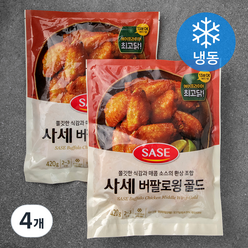 사세 버팔로윙 골드 (냉동), 420g, 4개