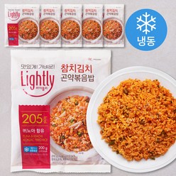 대상 라이틀리 참치 김치 곤약 볶음밥 (냉동), 6개, 200g