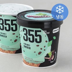 스키니피그 민트초코 아이스크림류 (냉동), 474ml, 1개