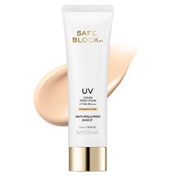 미샤 세이프 블록알엑스 커버 톤업 선크림 SPF50+ PA++++, 50ml, 1개