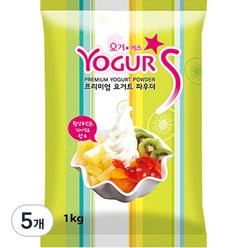 요거에스 프리미엄 요거트 파우더 플레인, 1kg, 1개입, 5개