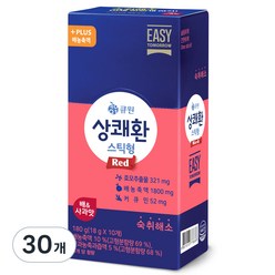 상쾌환 스틱형 레드 숙취해소음료 18g, 30개