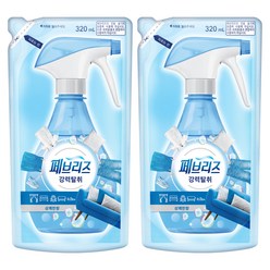 페브리즈 섬유탈취제 상쾌한향 리필, 320ml, 2개