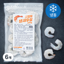 킹점보 손질 생새우살 (냉동), 200g(11~15미), 6개