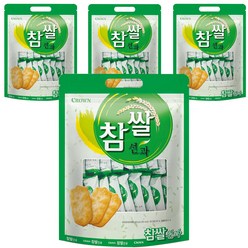 크라운 참쌀선과, 253g, 4개