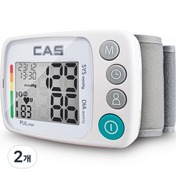 카스 손목형 디지털 자동 혈압계 MD5200 + 보관케이스 세트, 2개