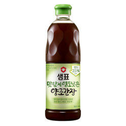 샘표 맛있게 염도낮은 양조간장, 860ml, 1개