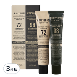 더블유드레스룸 퍼퓸 핸드크림 No72 슈가베리 50ml + No98 시크릿머스크 50ml, 3세트