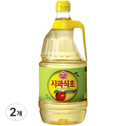 오뚜기 사과식초, 1.8L, 2개