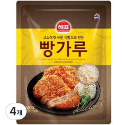 해표 빵가루, 500g, 4개