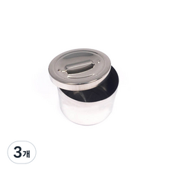 네일아트 시험용 원통 위생저 솜통 5.5 x 5.5 cm, 3개