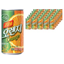 자연은 고칼슘 오렌지주스, 180ml, 60개