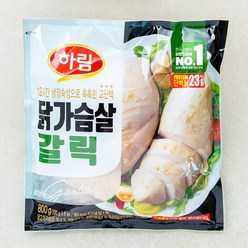 하림 닭가슴살 갈릭 8개입, 800g, 1개