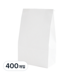 봄91 페이퍼백 소, 화이트, 400개입