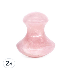 라이프포인트 괄사 지압 마사지기, 2개, 핑크(버섯)