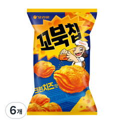 오리온 꼬북칩 크런치즈맛, 65g, 6개