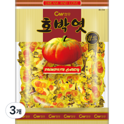 청우식품 호박엿 골드, 350g, 3개