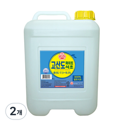 오뚜기 고산도 화이트 식초, 2개, 15L