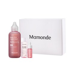 마몽드 로즈+PHA 리퀴드 마스크 80ml + 토너 25ml + 앰플 12ml 세트, 1세트