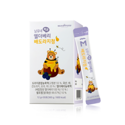 남유네 키즈 짜먹는 엘더베리 스틱 배도라지청 30p, 360g, 1개