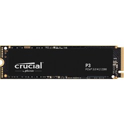 마이크론 Crucial P3 M.2 2280 NVMe SSD, 4096GB