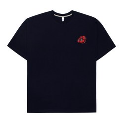 제이비패션 자수패치 레드불독 오버핏 반팔 티셔츠