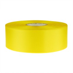고밀도주자 공단 리본끈 10mm, 노랑색, 45m