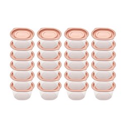 씨밀렉스 쿡밥 냉동밥 보관용기 275ml 핑크, 24개, 275ml x 24p(핑크)