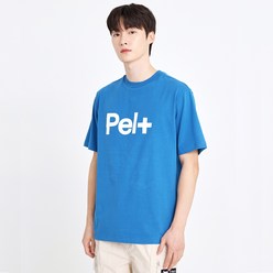 펠트 PELT 로고 슬리브 H 프린트 티셔츠