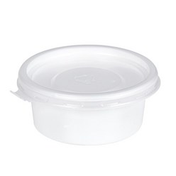 대성기업 소스컵 + 뚜껑 세트 백색 소 70mm, 1개, 1500개