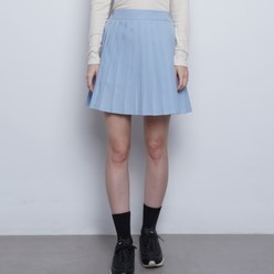 ABON banding pleats mini skirt W27