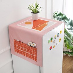 페어링 북유럽풍3 전자렌지 세탁기 냉장고 커버, 10