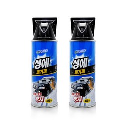 엑스핏 강력한 퍼펙트 성에제거제, 420ml, 2개