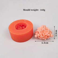 HC0370 튤립 Cymbidium 꽃 장식 식물 비누 금형 입체 모양 틀 꽃다발 실리콘 몰드 공 캔들 점토 만들기