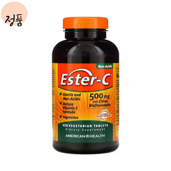 아메리칸헬스 에스터C 비타민C 아스코르브산 500mg 칼슘 바이오플라보노이드 450캡슐, 450정, 1개