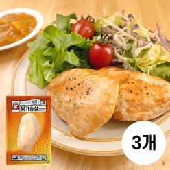 [아침] 바로드숑 커리 닭가슴살, 3팩, 100g